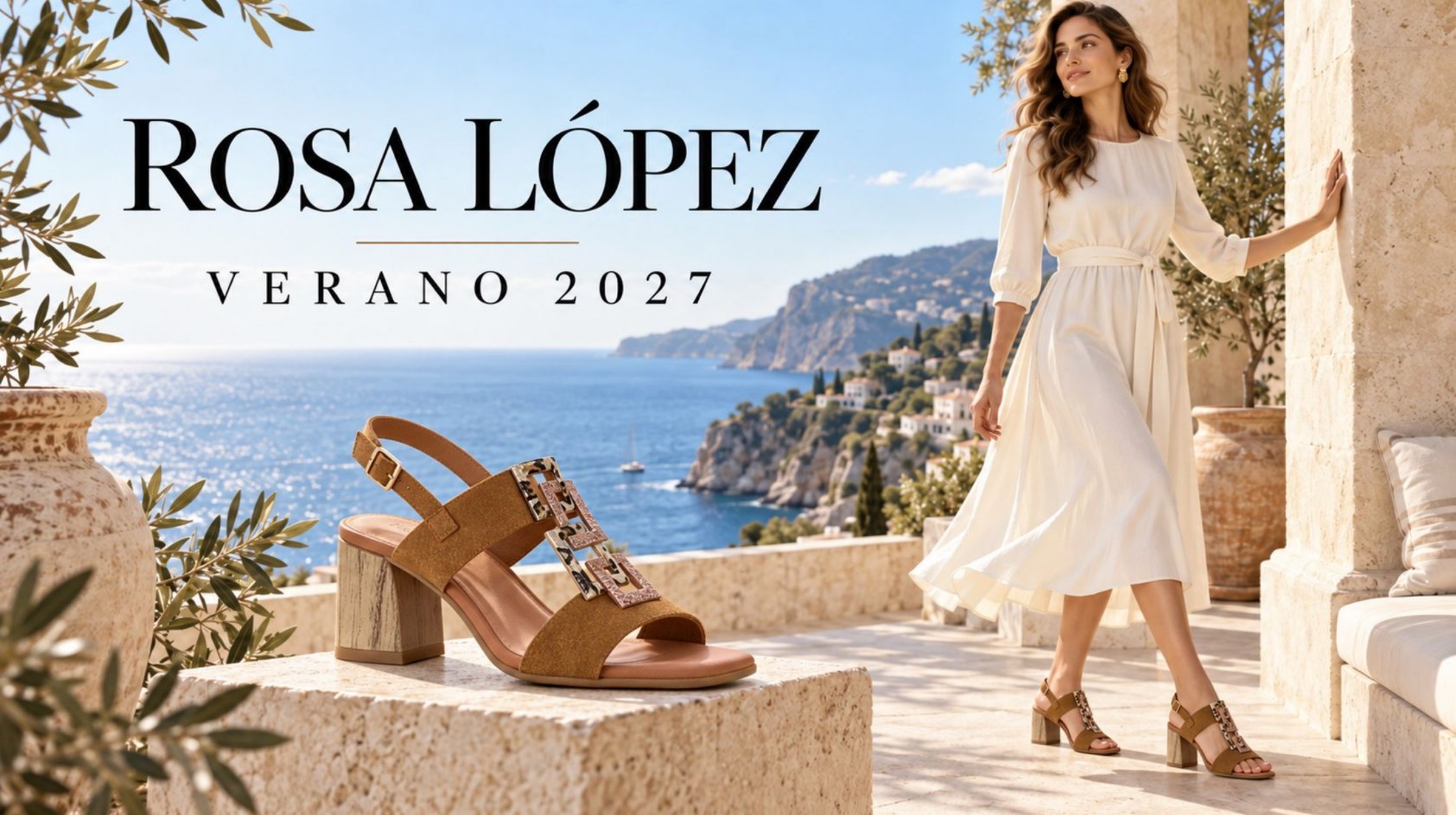 Capa do catálogo Rosa López Verão 2027